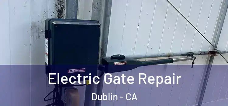  Electric Gate Repair Dublin - CA